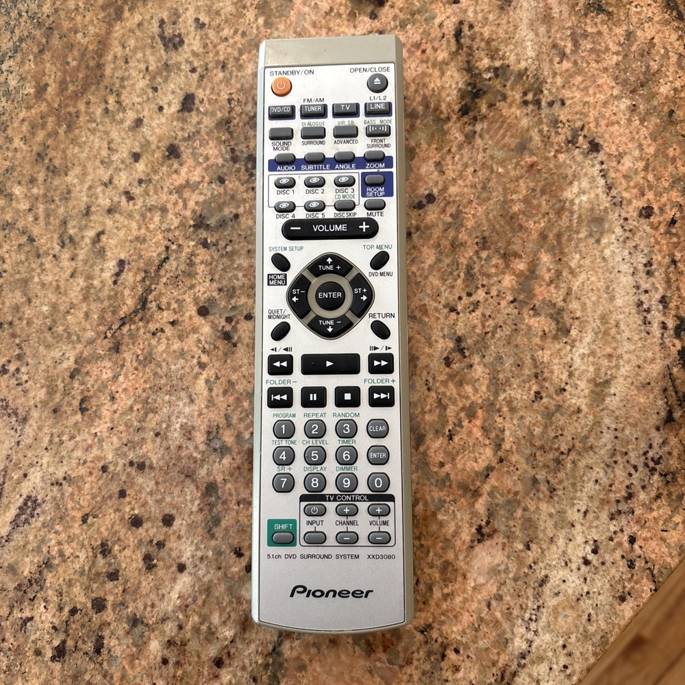 Pioneer XXD3080 DVD Surround System Remote Control TESTED